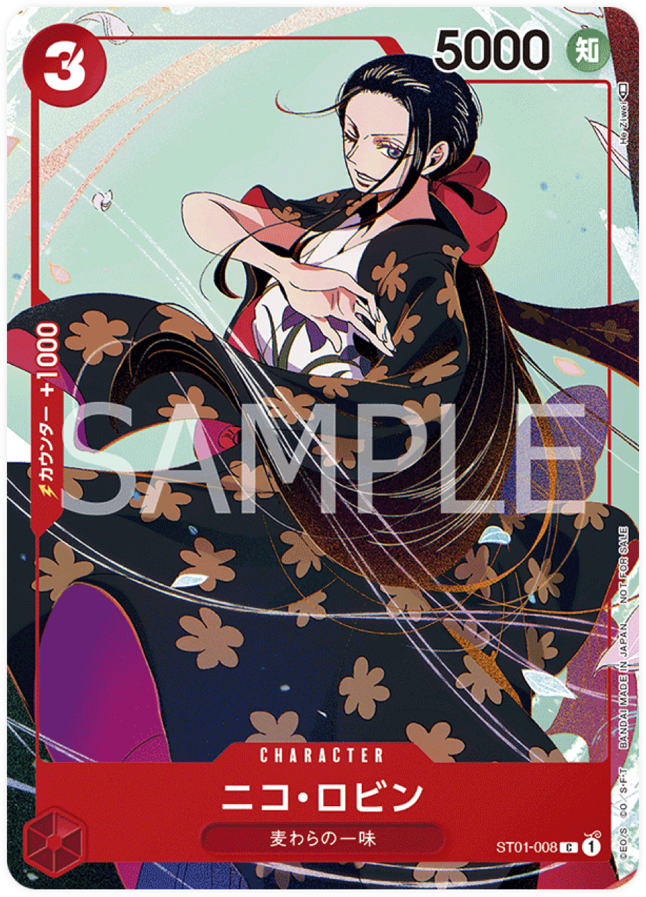 ST01-008 Nico Robin - Promotional card set 3